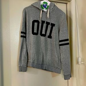 Large grey hoodie